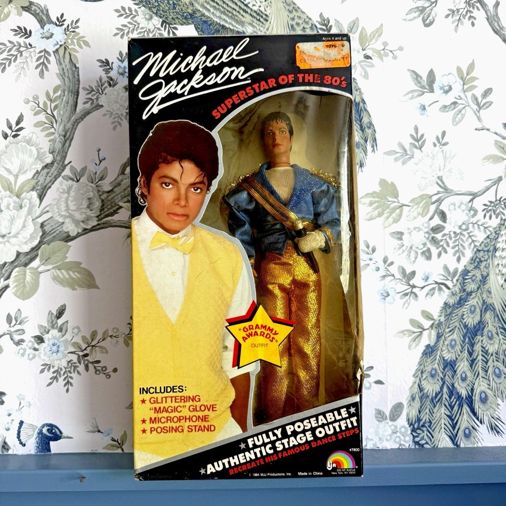 1984 Michael Jackson Superstar‎ of the 80's Grammy Awards Doll MIB #7800 w/ Box